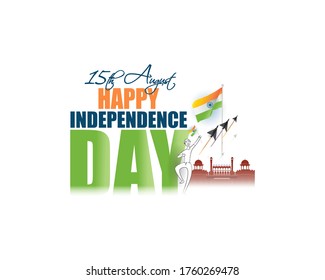 VECTOR ILLUSTRATION FOR INDIAN INDEPENDENCE DAY 15 AUGUST