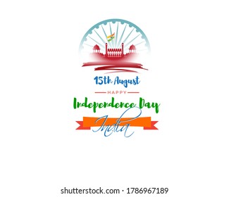 VECTOR ILLUSTRATION FOR INDIAN INDEPENDENCE DAY 15 AUGUST