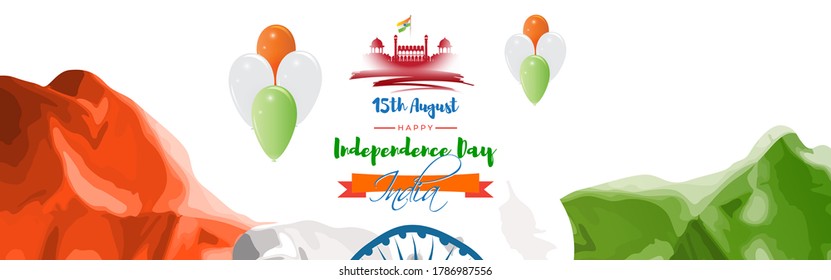 VECTOR ILLUSTRATION FOR INDIAN INDEPENDENCE DAY 15 AUGUST