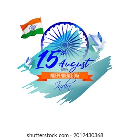 vector illustration for Indian independence day -15th august 