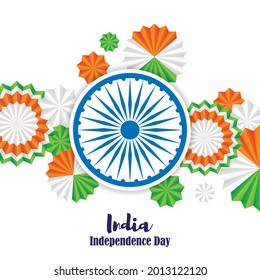 vector illustration for Indian independence day -15th august 