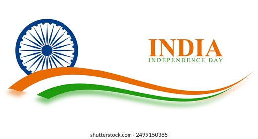 Ilustración vectorial de la Plantilla de alimentación de medios sociales del Día de la Independencia India