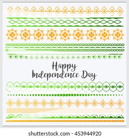 Vector illustration of  indian independence day celebration.