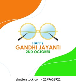 vector illustration for Indian national day Gandhi Jayanti