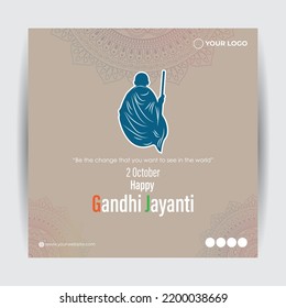 vector illustration for Indian national day Gandhi Jayanti