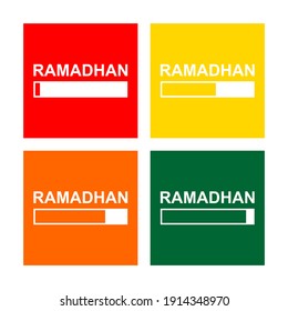 Vector illustration of indicator light welcoming the month of Ramadan