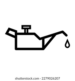 Ilustración vectorial de indicadores en el automóvil, lubricación de sistemas problemáticos de automóvil. Con gotas de agua o marcas de tanques de aceite.