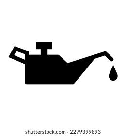 Ilustración vectorial de indicadores en el automóvil, lubricación de sistemas problemáticos de automóvil. Con gotas de agua o marcas de tanques de aceite.