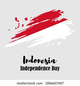 vector illustration for Indonesia independence day 