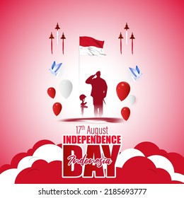 Vector illustration for Indonesia Independence Day