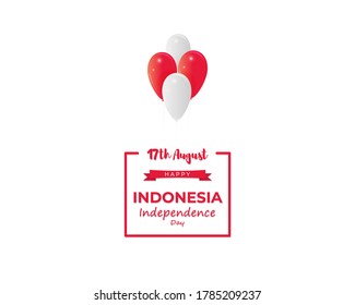 Vector illustration for Indonesia Independence Day-17th August, unity hand with flag background