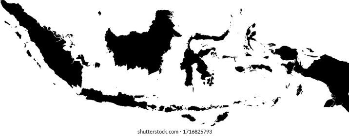 vector illustration of Indonesia map