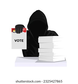 vector illustration of indonesian elections