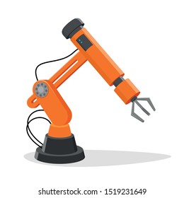 vector illustration of an industrial robot