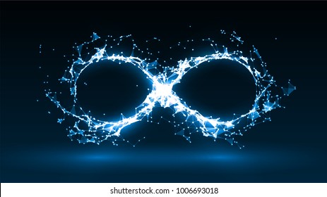 vector illustration of infinity symbol