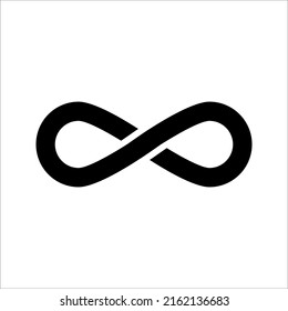 Vector Illustration Infinity Symbols On White Stock Vector (Royalty ...