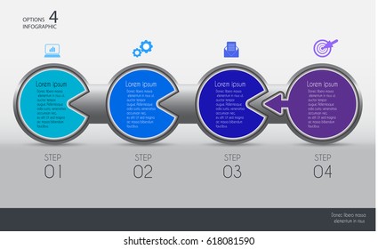 Vector illustration info graphics set. Template for brochure, business, web design.
