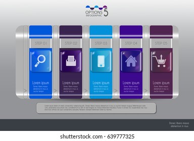 Vector illustration info graphics set. Template for brochure, education, business, web design.