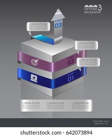 Vector illustration info graphics set. Template for brochure, education, business, web design.