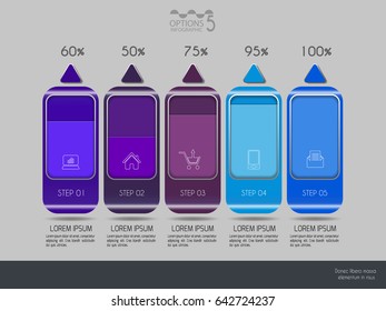 Vector illustration info graphics set. Template for brochure, education, business, web design.