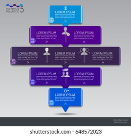 Vector illustration info graphics set. Template for brochure, education, business, web design.