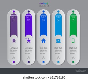 Vector illustration info graphics set. Template for brochure, education, business, web design.