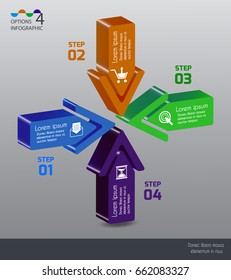 Vector illustration info graphics set. Template for brochure, education, business, web design.