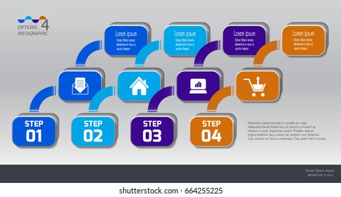 Vector illustration info graphics set. Template for brochure, education, business, web design.