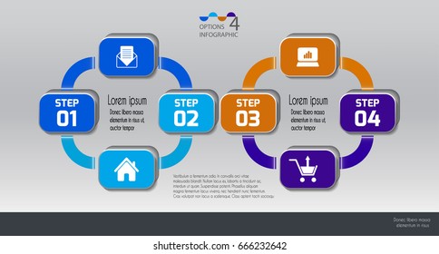 Vector illustration info graphics set. Template for brochure, education, business, web design.