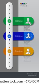 Vector illustration info graphics set. Template for brochure, education, business, web design.