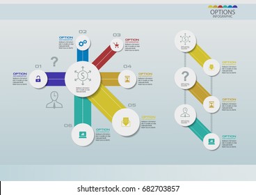 Vector illustration info graphics set. Template for brochure, education, business, web design.