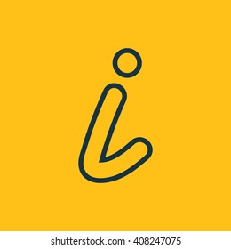 Vector illustration of info icon