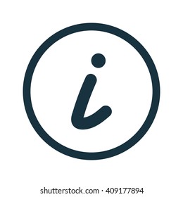 Vector illustration of info icon