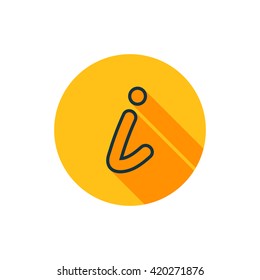 Vector illustration of info icon