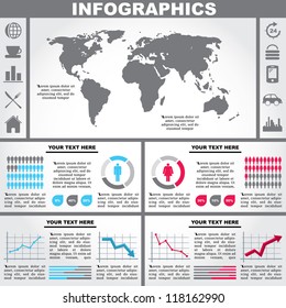 Vector illustration of an infograph.