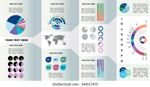 Vector illustration of an infograph.
