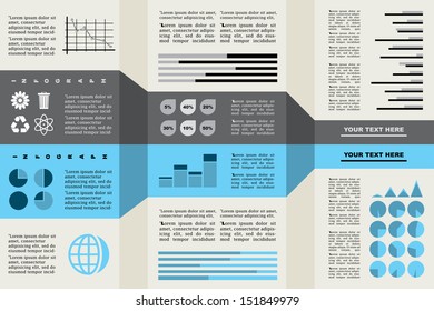 Vector illustration of an infograph.
