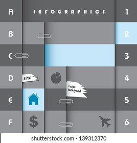 Vector illustration of an infograph background.