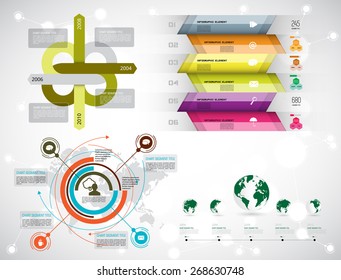 Vector de infografía de ilustración