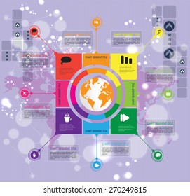 Vector de infografía de ilustración