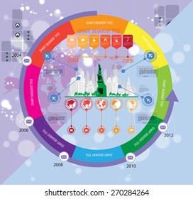 Vector de infografía de ilustración