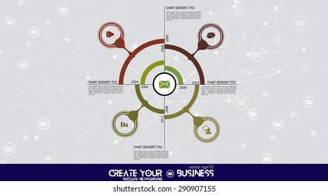 Vector de infografía de ilustración