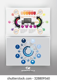 Vector of illustration infographic