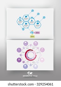 Vector of illustration infographic