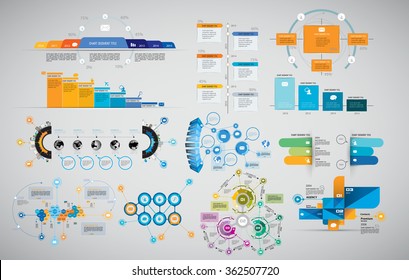 Vector of illustration infographic