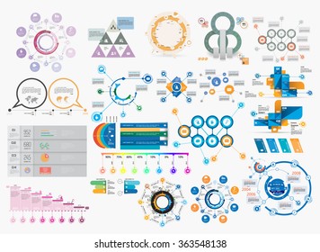 Vector of illustration infographic