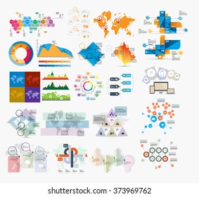 Vector of illustration infographic