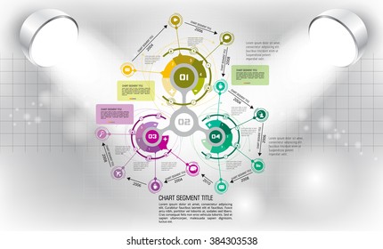Vector de infografía de ilustración