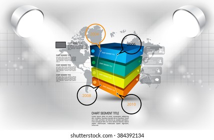 Vector of illustration infographic