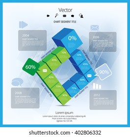 Vector of illustration infographic